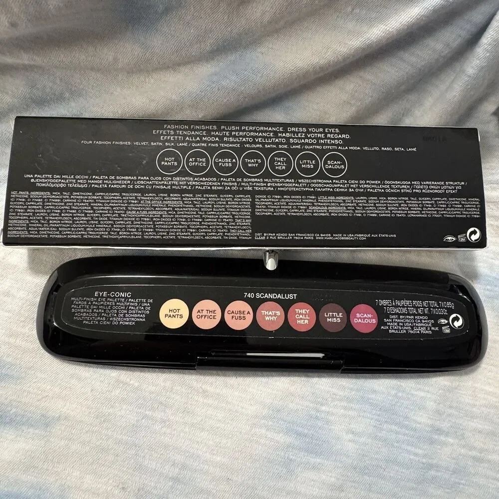 NIB Marc Jacobs Eye-Conic Eyeshadow Palette 740 Scandalust Discontinued HTF